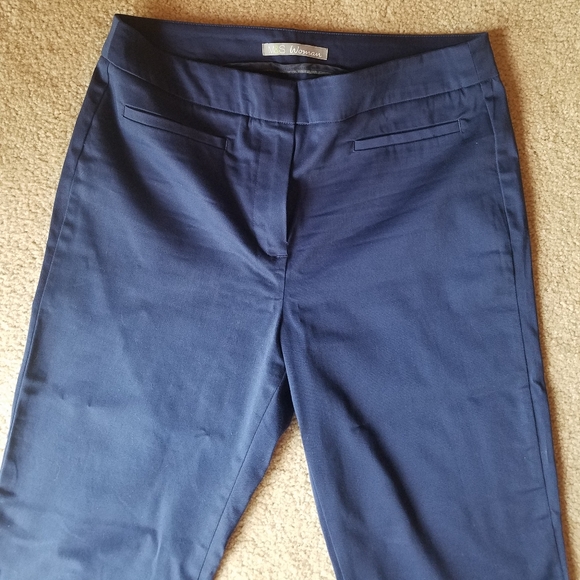 Women’s Marks & Spencer Royal Blue Slim Fit Pants from London - Picture 8 of 12